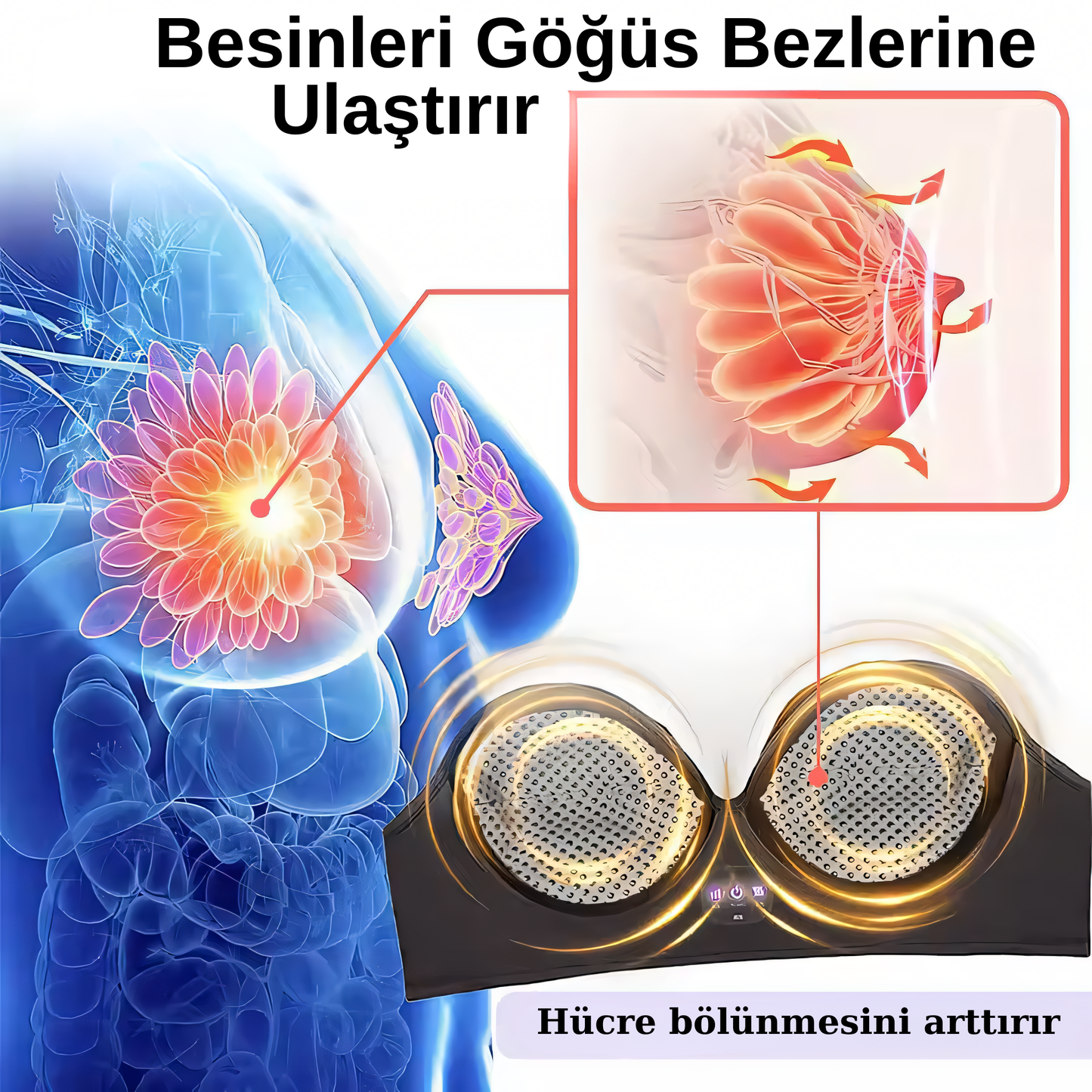 ZENWİXO™- Göğüs Büyüten Masaj Sütyeni